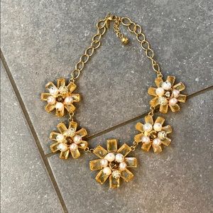 Kate Spade gold statement necklace
